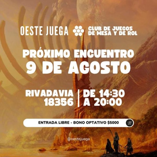 Tarde de Juegos - 9 de Agosto