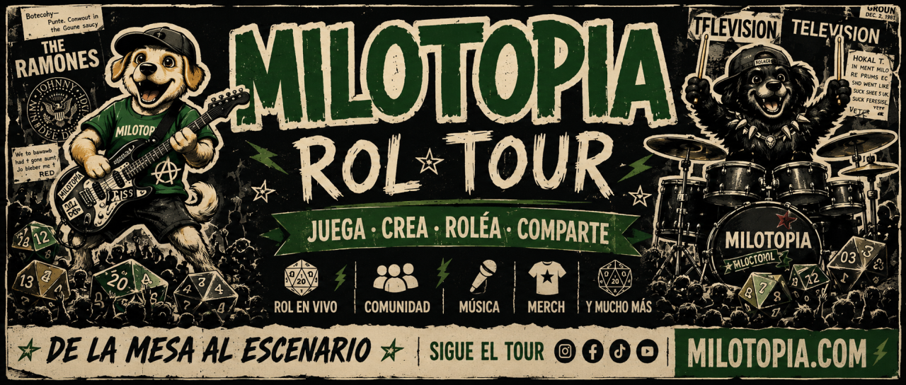 Milotopia Rol Tour Segunda Parada!